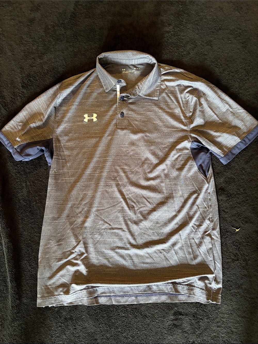Under Armour Heat Gear Men's Gray Performance Polo
